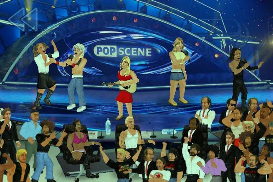 Popscene (Попсцена)  [МОД Бесконечные деньги] Screenshot 1