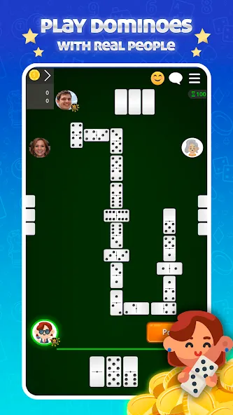 Dominoes Online - Classic Game (Домино Онлайн)  [МОД Много монет] Screenshot 1