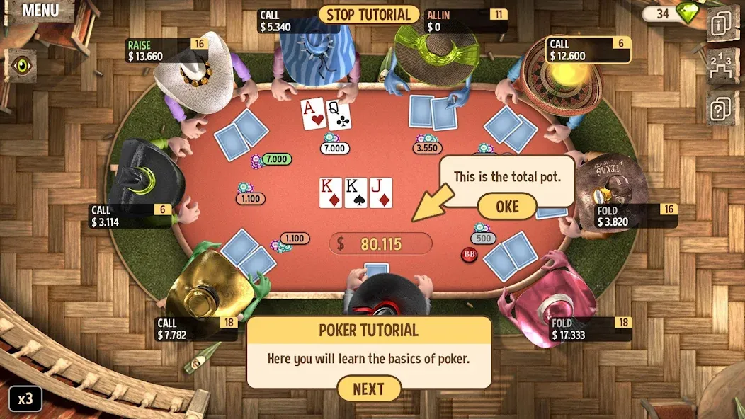 Learn Poker - How to Play  [МОД Много денег] Screenshot 2