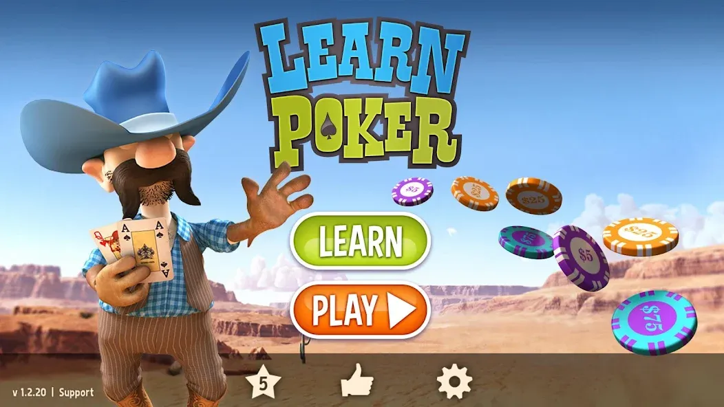 Learn Poker - How to Play  [МОД Много денег] Screenshot 5