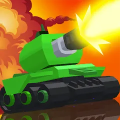 Взломанная Super Tank Hero (Танковые сражения )  [МОД Все открыто] - полная версия apk на Андроид
