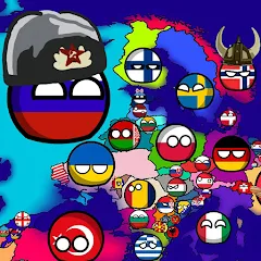 Взлом Countryballs: World War Simula (Кантриболс)  [МОД Menu] - стабильная версия apk на Андроид