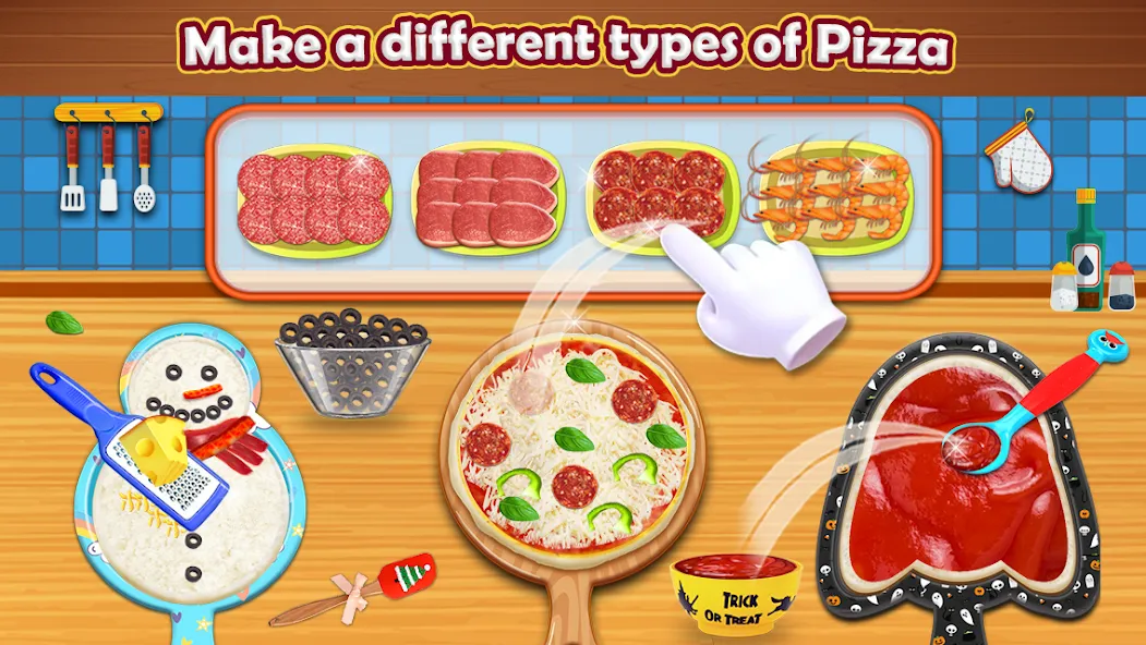 Pizza Maker - Cooking Games  [МОД Много монет] Screenshot 1