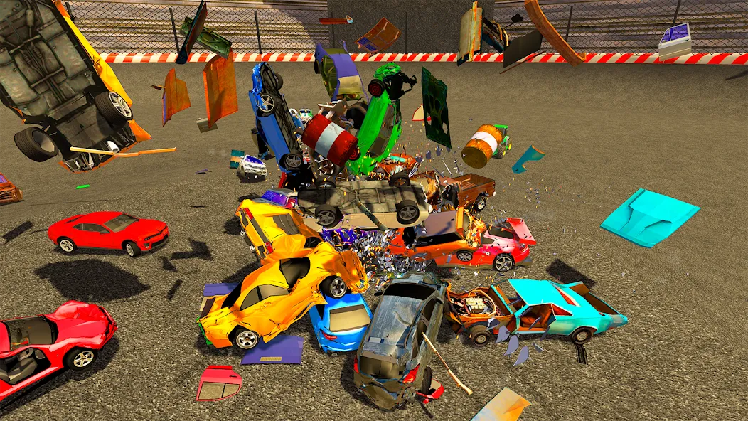 Demolition Derby Mad Car Crash (Дерби Деструкция Симулятор)  [МОД Menu] Screenshot 1
