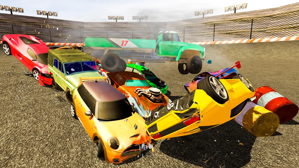 Demolition Derby Mad Car Crash (Дерби Деструкция Симулятор)  [МОД Menu] Screenshot 3
