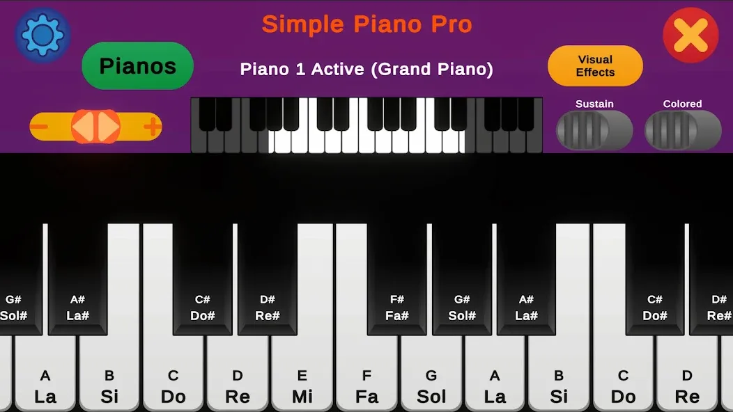 Simple Piano Pro (Симпл Пиано Про)  [МОД Много денег] Screenshot 1