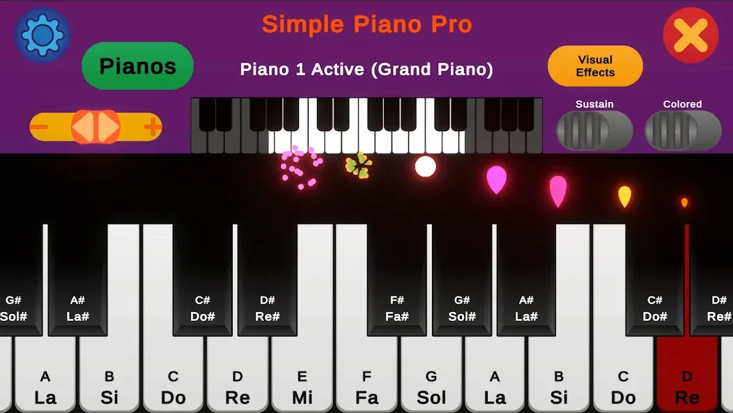 Simple Piano Pro (Симпл Пиано Про)  [МОД Много денег] Screenshot 2