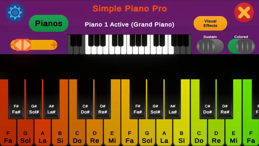 Simple Piano Pro (Симпл Пиано Про)  [МОД Много денег] Screenshot 4