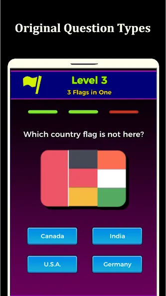 World Flags Quiz Game (Ворлд Флагс Квиз Гейм)  [МОД Бесконечные деньги] Screenshot 1