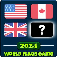 Скачать взломанную World Flags Quiz Game (Ворлд Флагс Квиз Гейм)  [МОД Бесконечные деньги] - стабильная версия apk на Андроид