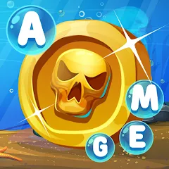 Взломанная Gold for words: anagram games  [МОД Menu] - последняя версия apk на Андроид