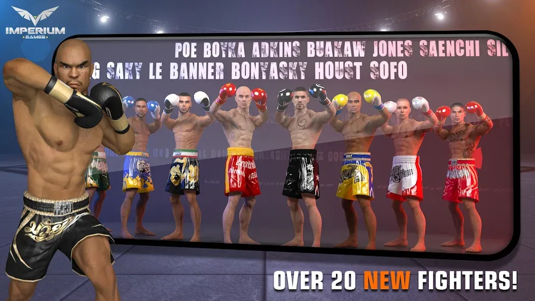 Muay Thai 2 - Fighting Clash (Муай Тай 2)  [МОД Меню] Screenshot 3