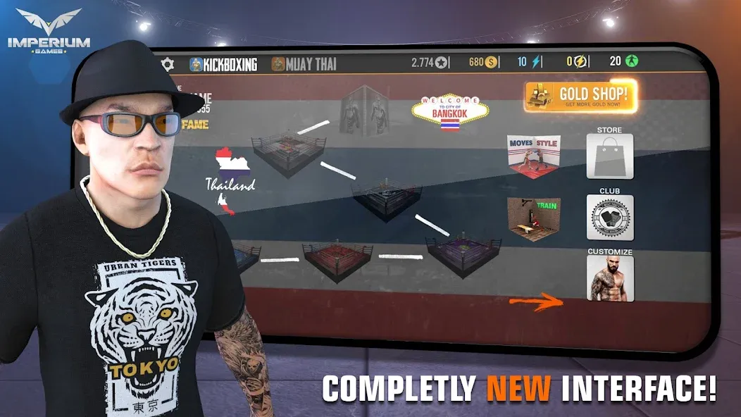 Muay Thai 2 - Fighting Clash (Муай Тай 2)  [МОД Меню] Screenshot 4