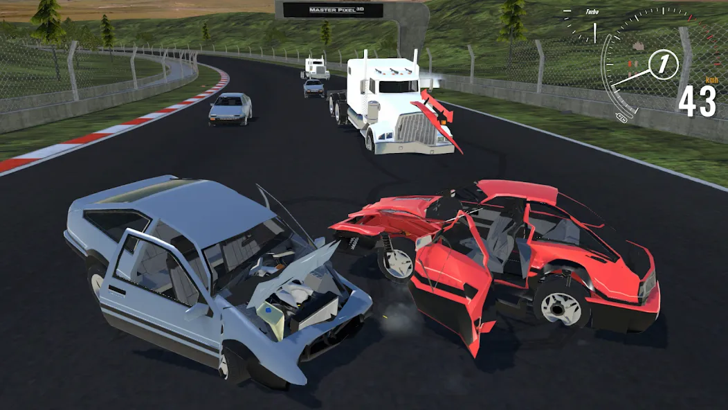 Destructive Car Race Generator (Деструктивный Генератор Гоночных Автомобилей)  [МОД Unlimited Money] Screenshot 1