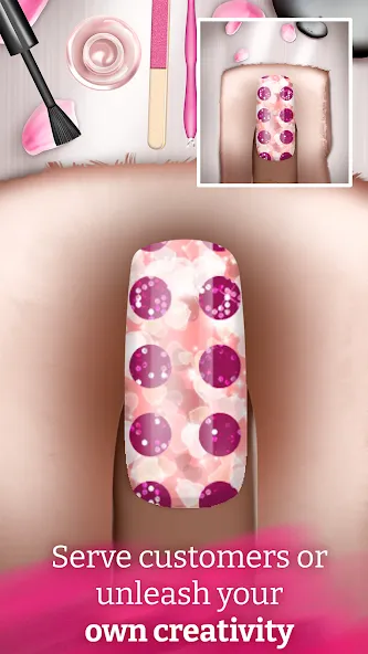 Nail Art Fashion Salon Game  [МОД Много денег] Screenshot 3