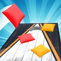 Скачать взлом Cornhole 3D: Nations League (Корнхол 3Д)  [МОД Много монет] - стабильная версия apk на Андроид