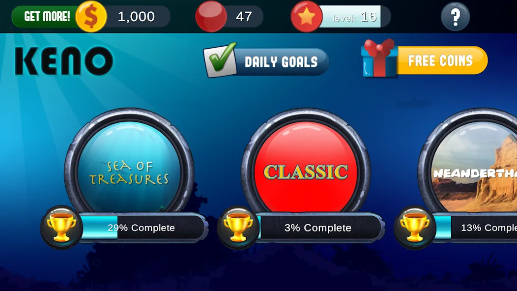 A Keno Game (А Кено игра)  [МОД Много монет] Screenshot 2