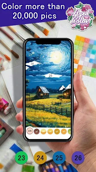 Aged Color (Эйджед Колор)  [МОД Много денег] Screenshot 1