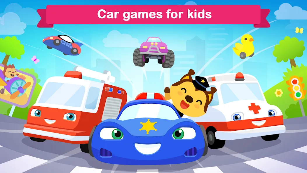 Car games for kids & toddler  [МОД Unlocked] Screenshot 1