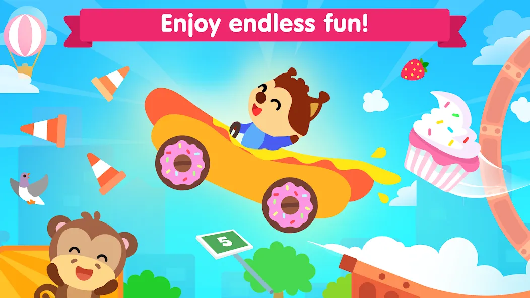 Car games for kids & toddler  [МОД Unlocked] Screenshot 3