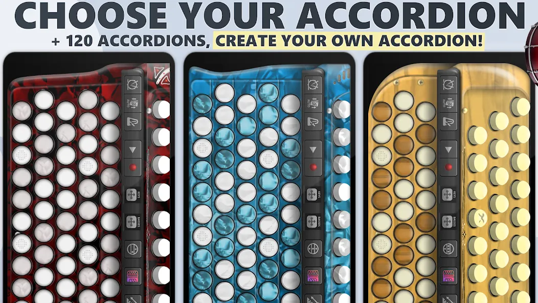 Accordion Chromatic Button (Аккордеон с хроматическими кнопками)  [МОД Unlocked] Screenshot 2