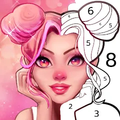 Скачать взломанную Coloring Game: Paint by Number  [МОД Unlocked] - стабильная версия apk на Андроид