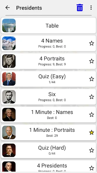 US Presidents and History Quiz  [МОД Бесконечные монеты] Screenshot 3