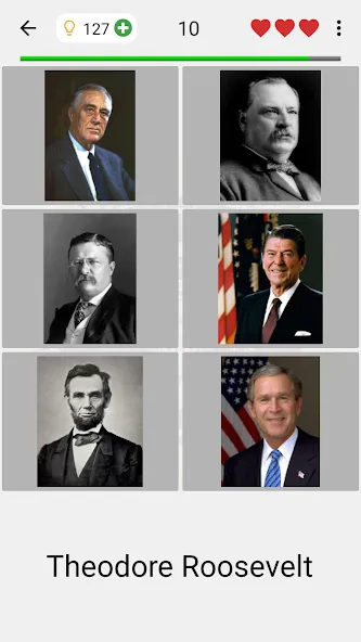 US Presidents and History Quiz  [МОД Бесконечные монеты] Screenshot 4