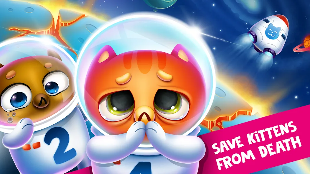 Space Cat Evolution: Kitty col  [МОД Много денег] Screenshot 1