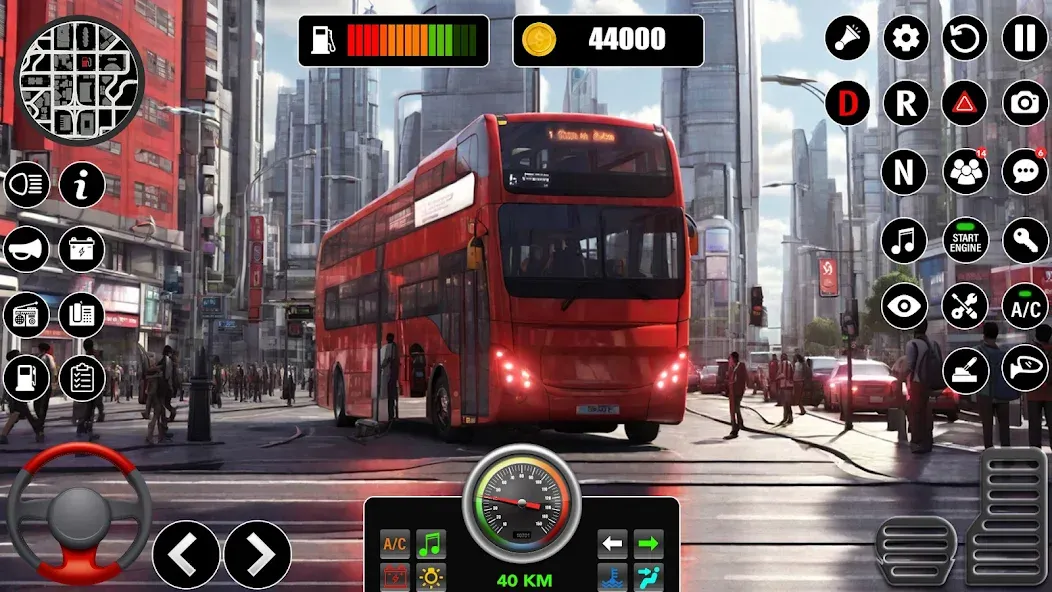 Bus Simulator 3D Bus Games (Городское автобусное симуляторение)  [МОД Меню] Screenshot 4
