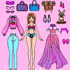 Взлом Doll Dress Up Makeup Girl Game (Чиби кукла одевает девушку игры)  [МОД Mega Pack] - полная версия apk на Андроид