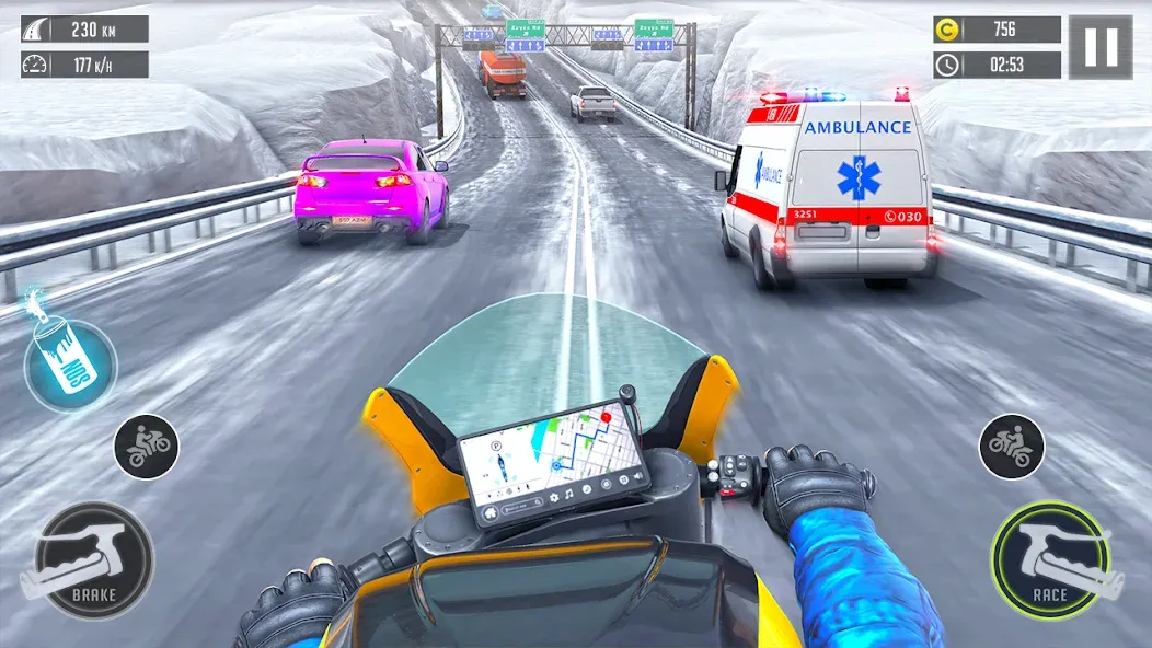3d Bike Racing Bike Race Games  [МОД Menu] Screenshot 4
