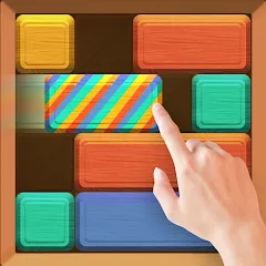 Взломанная Falling Blocks: Sliding Puzzle (Фоллинг блоксы)  [МОД Unlimited Money] - полная версия apk на Андроид