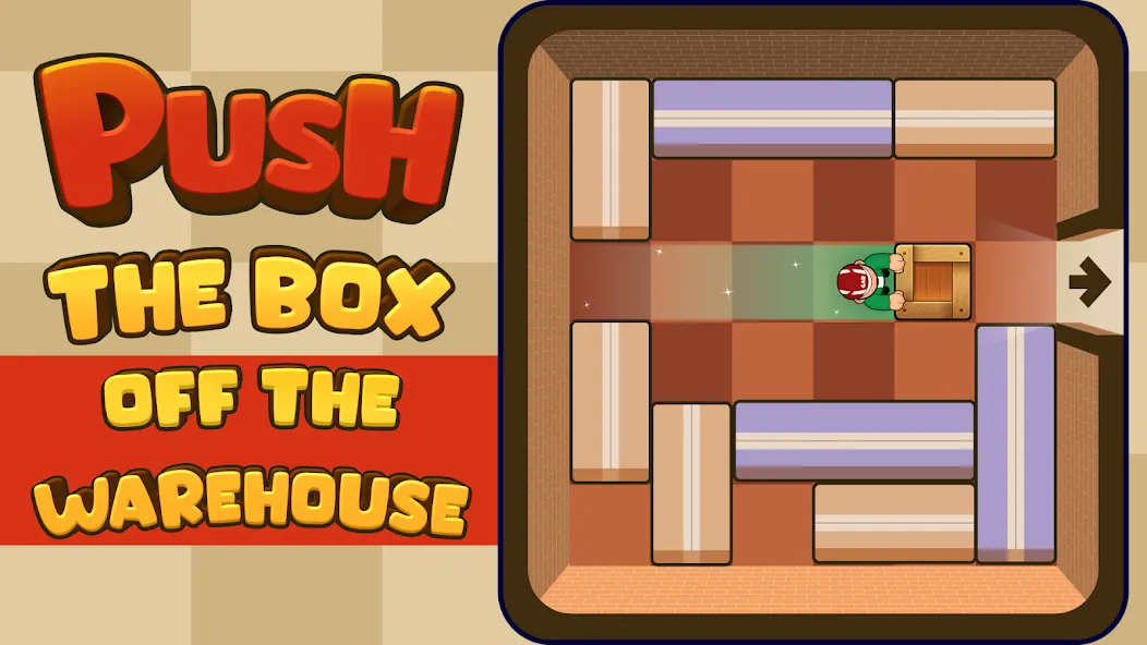 Push Box Out (Пуш Бокс Аут)  [МОД Бесконечные монеты] Screenshot 1