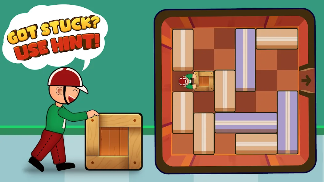 Push Box Out (Пуш Бокс Аут)  [МОД Бесконечные монеты] Screenshot 4