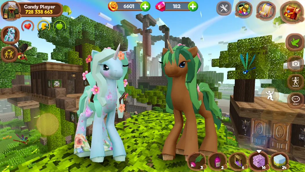 Pony World Craft  [МОД Много монет] Screenshot 3
