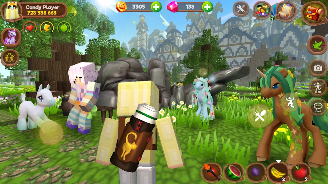 Pony World Craft  [МОД Много монет] Screenshot 4
