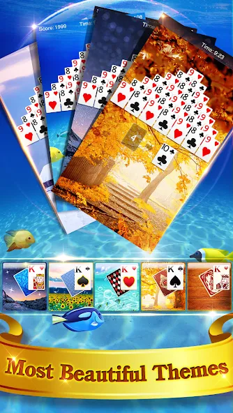 FreeCell Solitaire  [МОД Бесконечные деньги] Screenshot 4