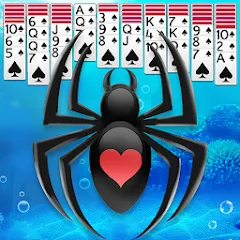Взломанная Spider Solitaire  [МОД Menu] - стабильная версия apk на Андроид