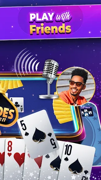 VIP Spades - Online Card Game (ВИП Спейдс)  [МОД Все открыто] Screenshot 3