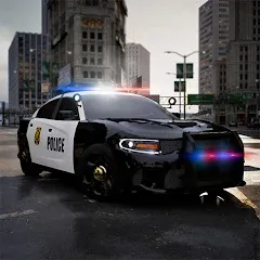 Взлом Police Car Simulator 2023 (Полицейский симулятор автомобиля 2023)  [МОД Много денег] - последняя версия apk на Андроид