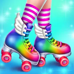 Скачать взломанную Roller Skating Girls  [МОД Unlocked] - стабильная версия apk на Андроид