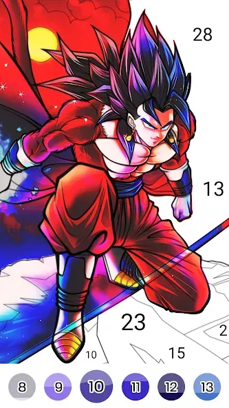 Color Fan - Color By Number (Цветной веер)  [МОД Menu] Screenshot 4