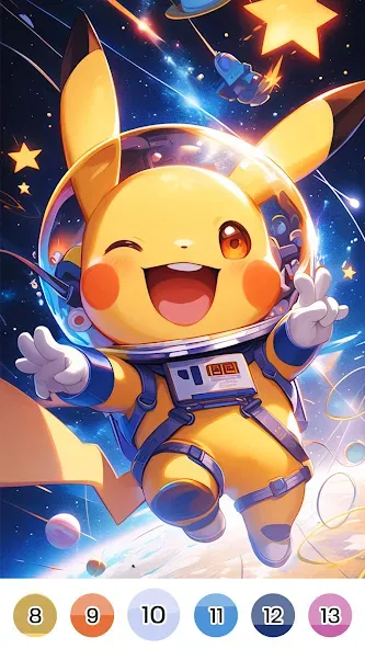 Color Fan - Color By Number (Цветной веер)  [МОД Menu] Screenshot 5