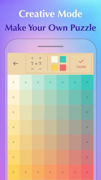 Color Puzzle:Offline Hue Games  [МОД Бесконечные монеты] Screenshot 4