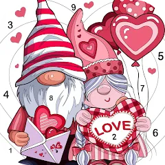 Скачать взломанную Love, Heart Coloring Book  [МОД Все открыто] - стабильная версия apk на Андроид