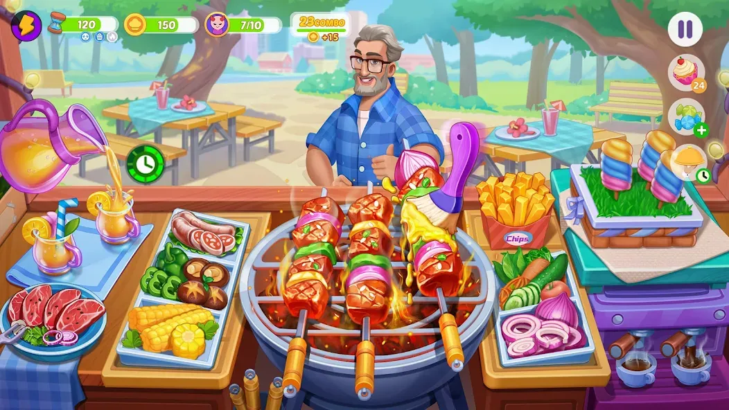 Cooking Town - Restaurant Game (Кукинг Таун)  [МОД Unlocked] Screenshot 1