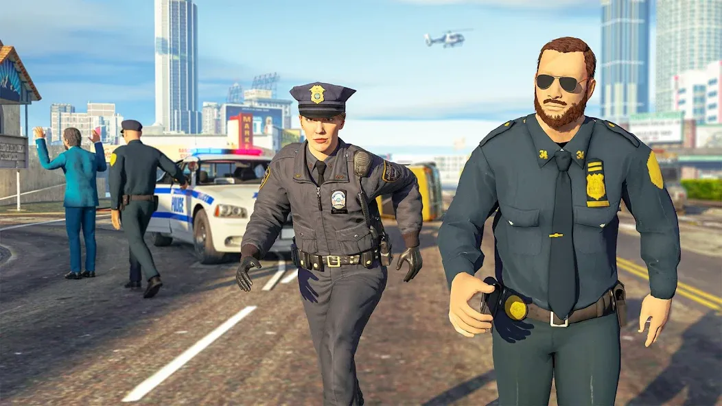 Police Simulator Job Cop Game  [МОД Unlimited Money] Screenshot 5