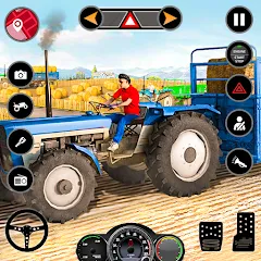 Скачать взломанную Tractor Simulator Farm Games (Фарминг игры)  [МОД Бесконечные деньги] - стабильная версия apk на Андроид