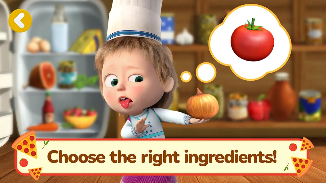 Masha and the Bear Pizza Maker  [МОД Много денег] Screenshot 2